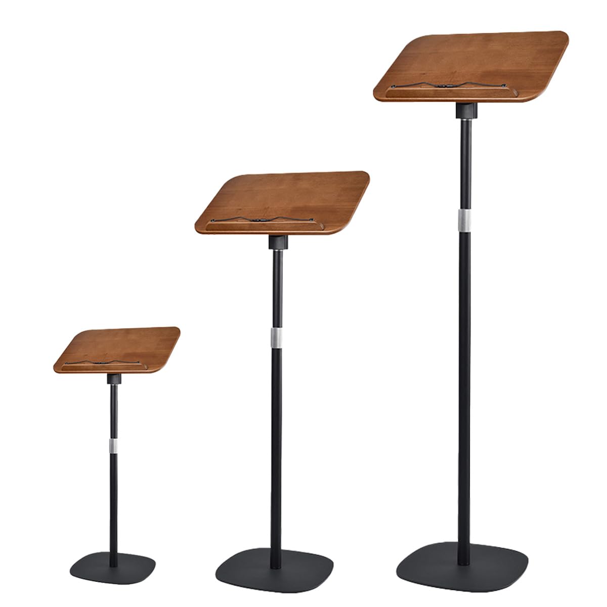 Photo 1 of [BROKEN] Adjustable Standing Book Stand - Black, 35in