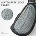 G4Free Sling Bag for Men Women, Small Crossbody Backpack Lightweight Chest Shoulder Bags for Travel, Outdoor and Sports (Black-grey)