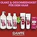 SANTE Naturkosmetik Glossy Shine Shampoo - 950 ml - mit Bio-Birkenblatt & 3-Fach Protein Komplex - für glanzloses Haar - silikonfrei & vegan - dermatologisch getestet