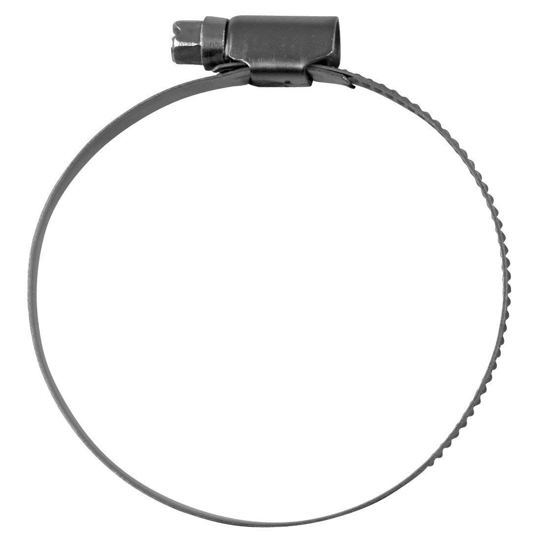 Abrazadera para Manguera de Acero Inoxidable, Ancho de Banda de 12 mm – Rango de Sujeción Ø 190-210 mm – 50 Unidades – Abrazadera para Tubos y Mangueras
