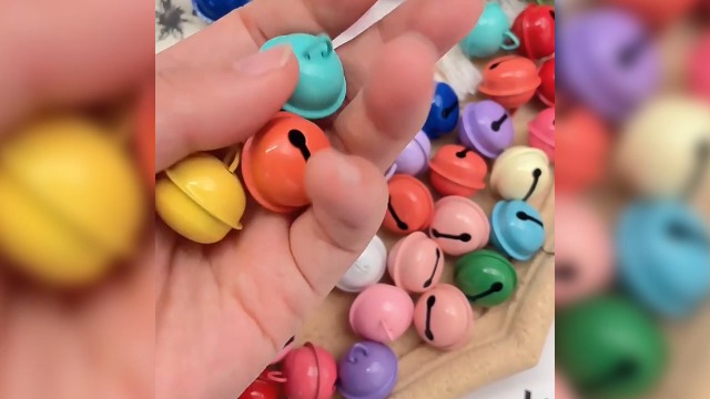 Amazon.com: 50 Pieces Jingle Bells for Crafts Colorful Small Bell