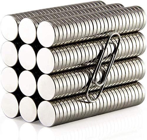 Gebildet 200pcs 5×1mm Premium Round Magnet Piece,Office Magnets,Whiteboard Magnets,Magnetic Push Pins,Refrigerator Magnets Used to Home Crafting Office Boards Creat DIY Science Crafts