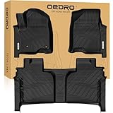 OEDRO Upgraded Floor Mats for 2019-2026 Chevy Silverado/GMC Sierra 1500 Crew Cab & 2020-2026 Silverado/Sierra 2500HD 3500HD, Bucket Seat, All Weather Custom Fit Silverado Accessories Floor Liners