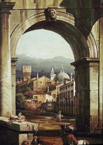Peinture Poster Affiche Décorative d'art Caprice romain Bellotto pour une finition premium