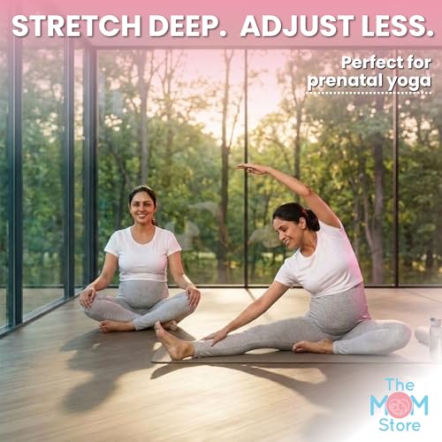 Image of The Mom Store Comfy Maternity Leggings | Comfortable | Soft | Pre and Post Pregnancy | Comfort Stretch Pregnancy Leggings for Women