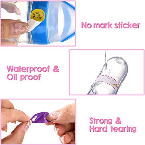 Reviews for 600 Pieces Baby Bottle Labels Waterproof Date and Name