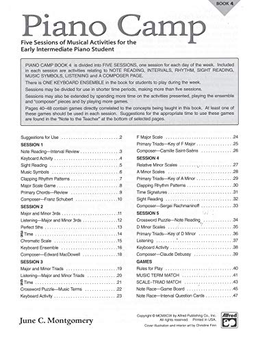 Piano Camp, Bk 4: Five Sessions of Musical Activities for the Early Intermediate Piano Student image 5