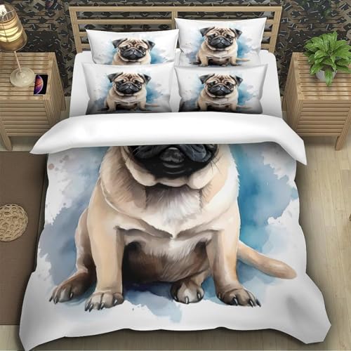 Housse de couette microfibre super douce pour peau sensible king