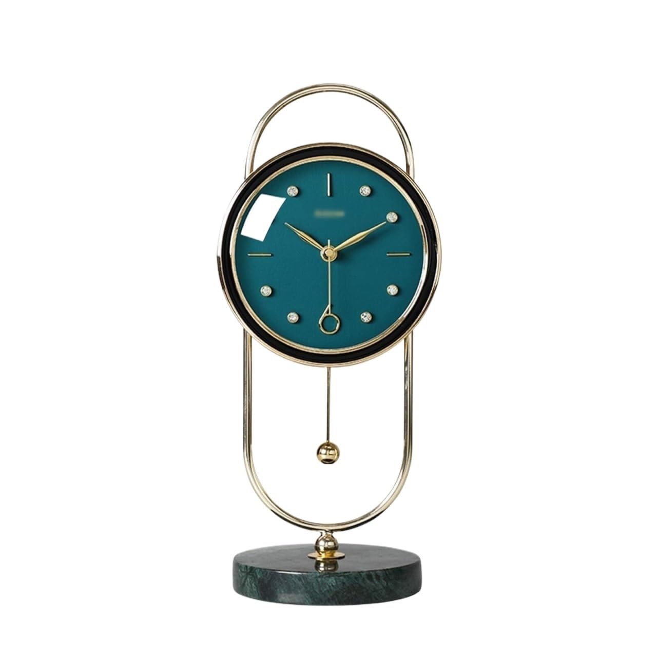 Reloj de mesa retro con pendulo creativo para escritorio y sala de estar