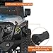 Hooke Road JL/JT Armor Style Front Fender Flares for 2018-2026 Jeep Wrangler JL & Gladiator JT 2/4 Door - Include LED Turn Signal Lights