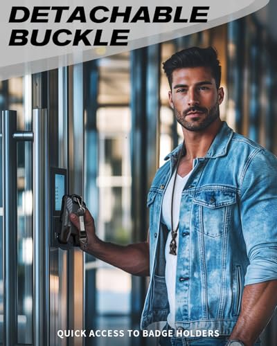 Liugx BL07 Badge Holder With Heavy Duty Breakaway Lanyard thumb #3