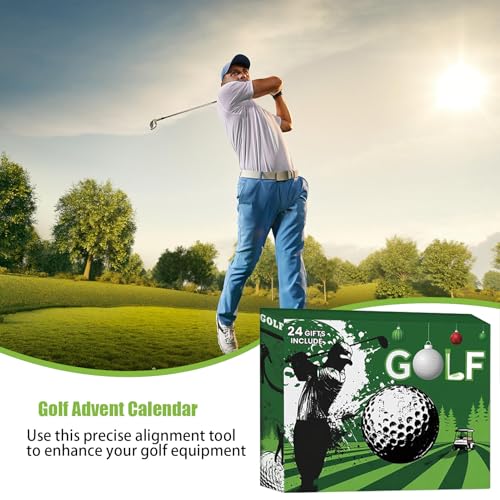 Calendrier de compte à rebours de golf pour bureau et décoration de maison