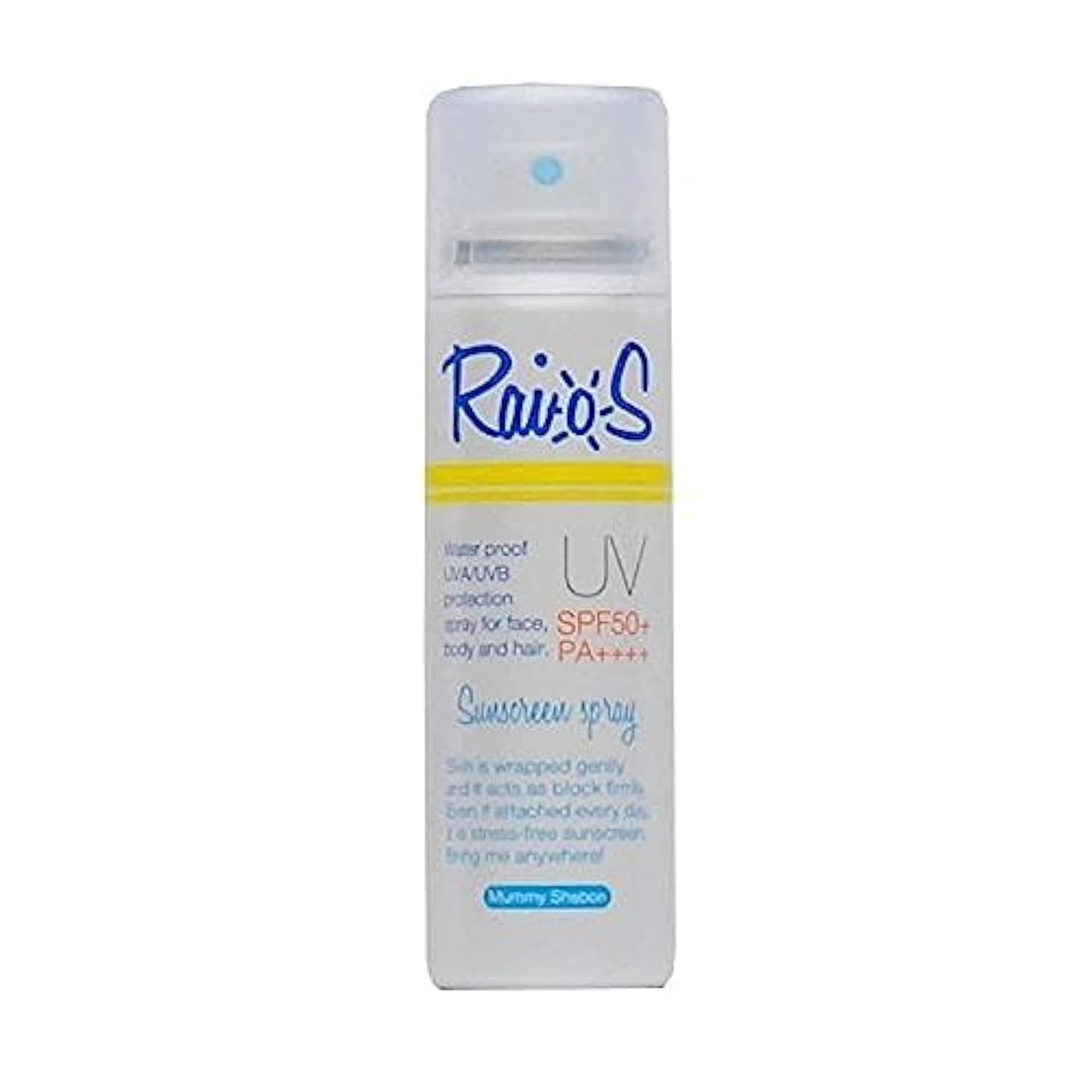 Liberta Raios Spf50+ Sunscreen Spray Mummy Shabon, 70 ml