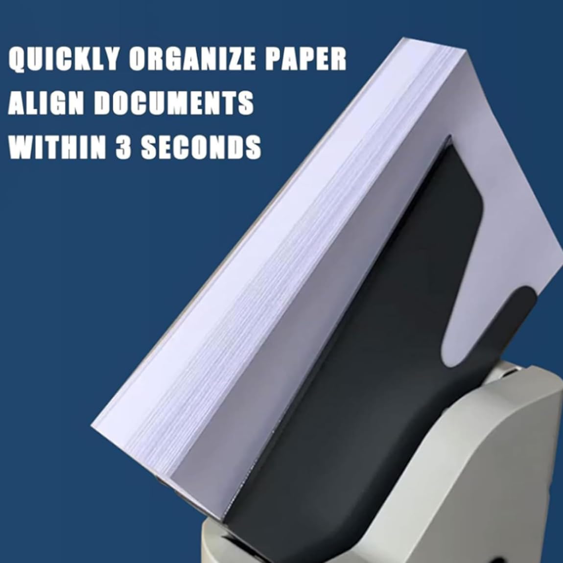 Automatic Paper Jogger, macchina di finitura 18000r/min con soffiatore da 10 W, larghezza telaio 50 mm, contiene 700 fogli A4
