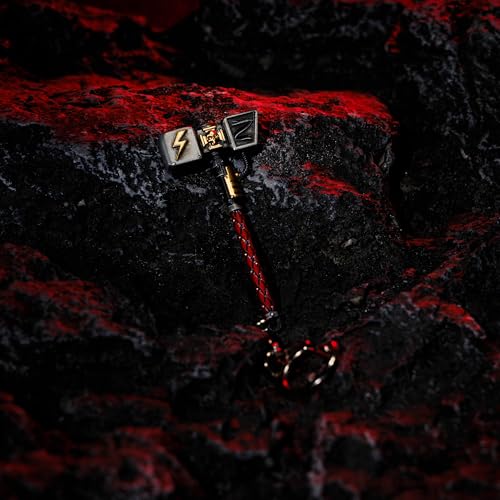 Image of Starforged Warhammer 40000 Thunderhammer & Thunderhead KeyChain Space Marines Astartes WH40 Jewelry