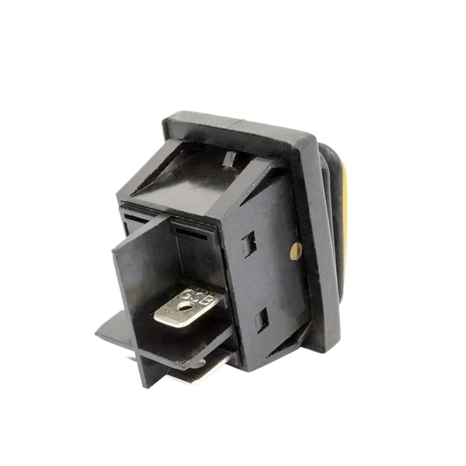 1 Uds 16A 250VAC KCD4-201 Interruptor Basculante 12V 220V DPST De 4 Pines(Black No Led,220V)