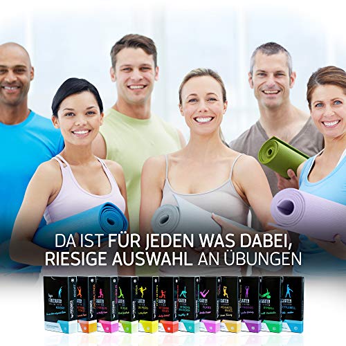 figgrs® Gleichgewicht - 57 Trainingskarten mit 50 Fitness Übungen für wirkungsvolles Balance- und Kräftigungstraining, Körperkontrolle und Sturzprophylaxe