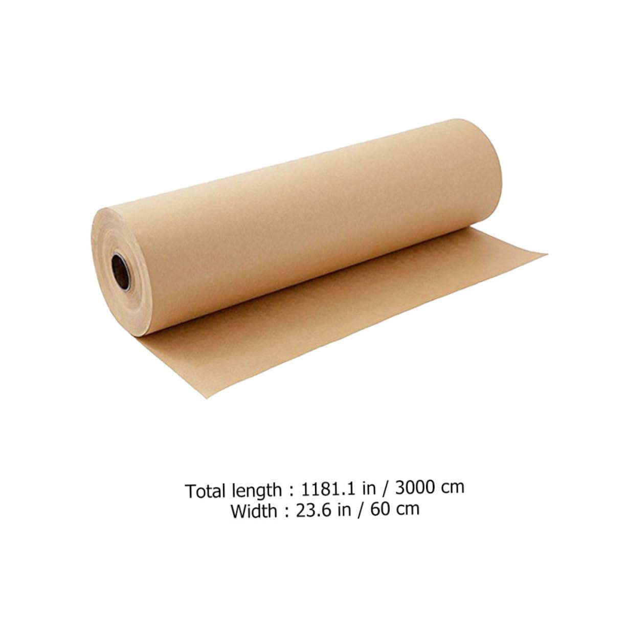 DIYEAH Yellow Kraft Paper Rolls 30m for Wrapping Flower Arrangement DIY Craft