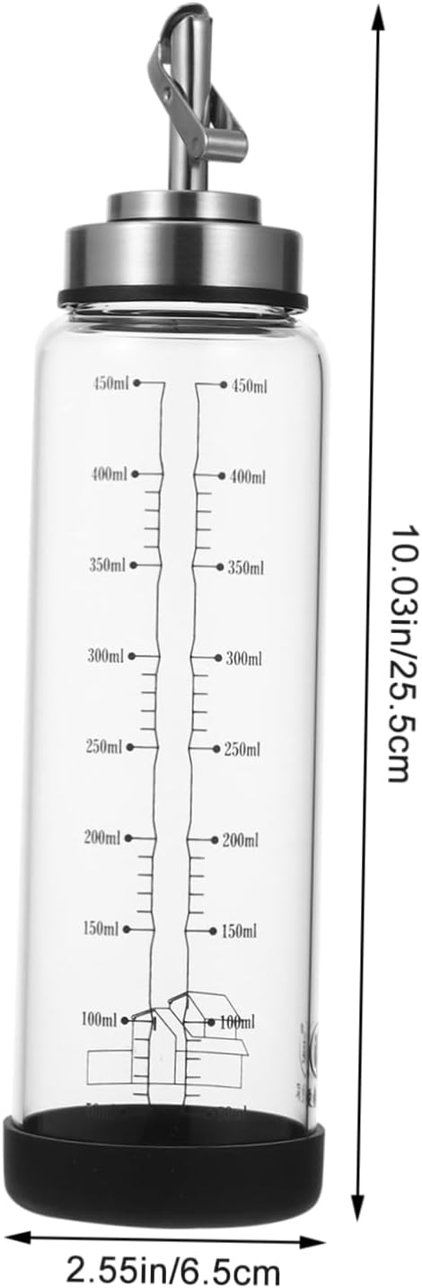 Automatic Oil Bottle Kitchen Oil Dispenser Wide Mouth Bottle Dispenser Large Capacity Storage Sprayer for