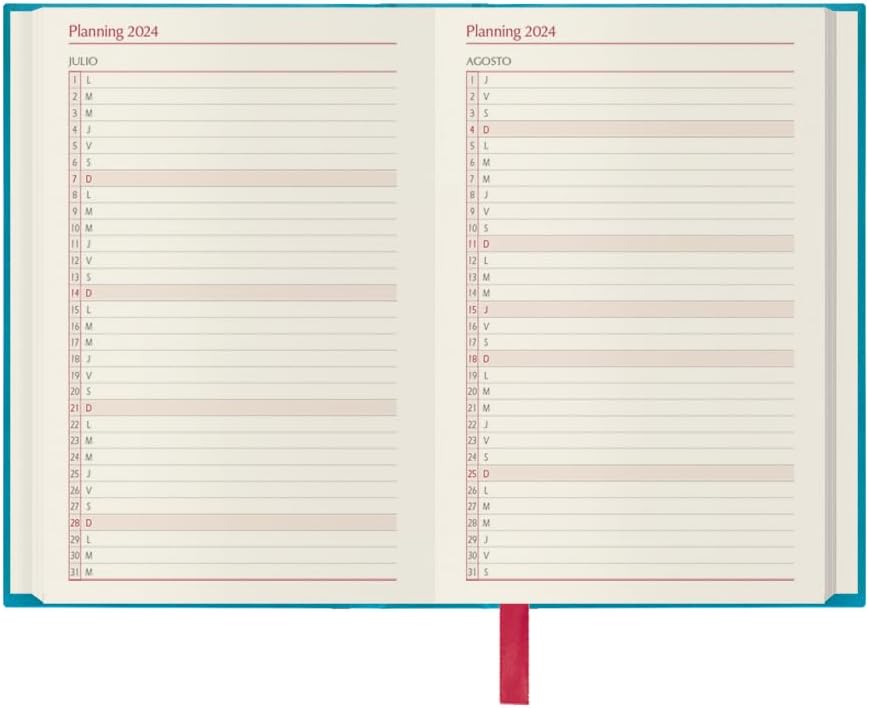 dohe – Pocket Agenda 2018, Weekly View with Weekly View Design, 8.5 x 13 cm 8.5 x 13 cm Blue Turquoise