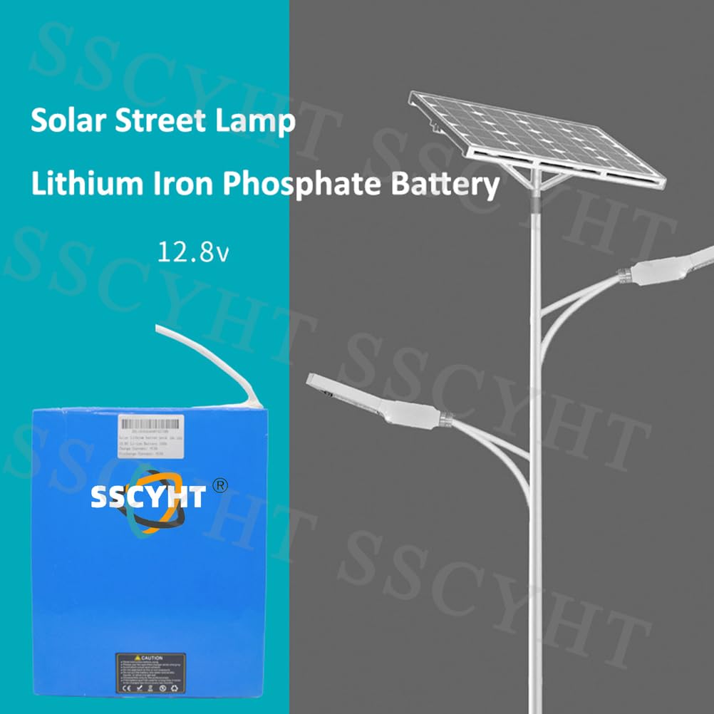 12,8 V Solar Street Light Bateria litowa 12 V 24 AH 30 AH 36 AH 42 AH 48 AH Fotowoltaiczna bateria LiFePO4 LED Street Light Płaskie baterie zamienne