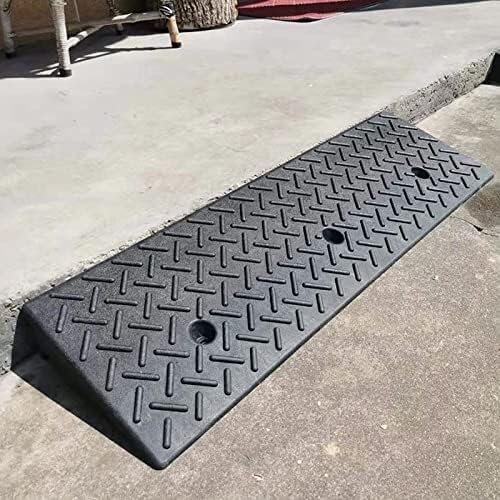 Rampy antypoślizgowe Wytrzymała gumowa najazdowa rampa progowa do podjazdów, garaży i krawężników o szerokości 100 cm(5cm/2in rise)