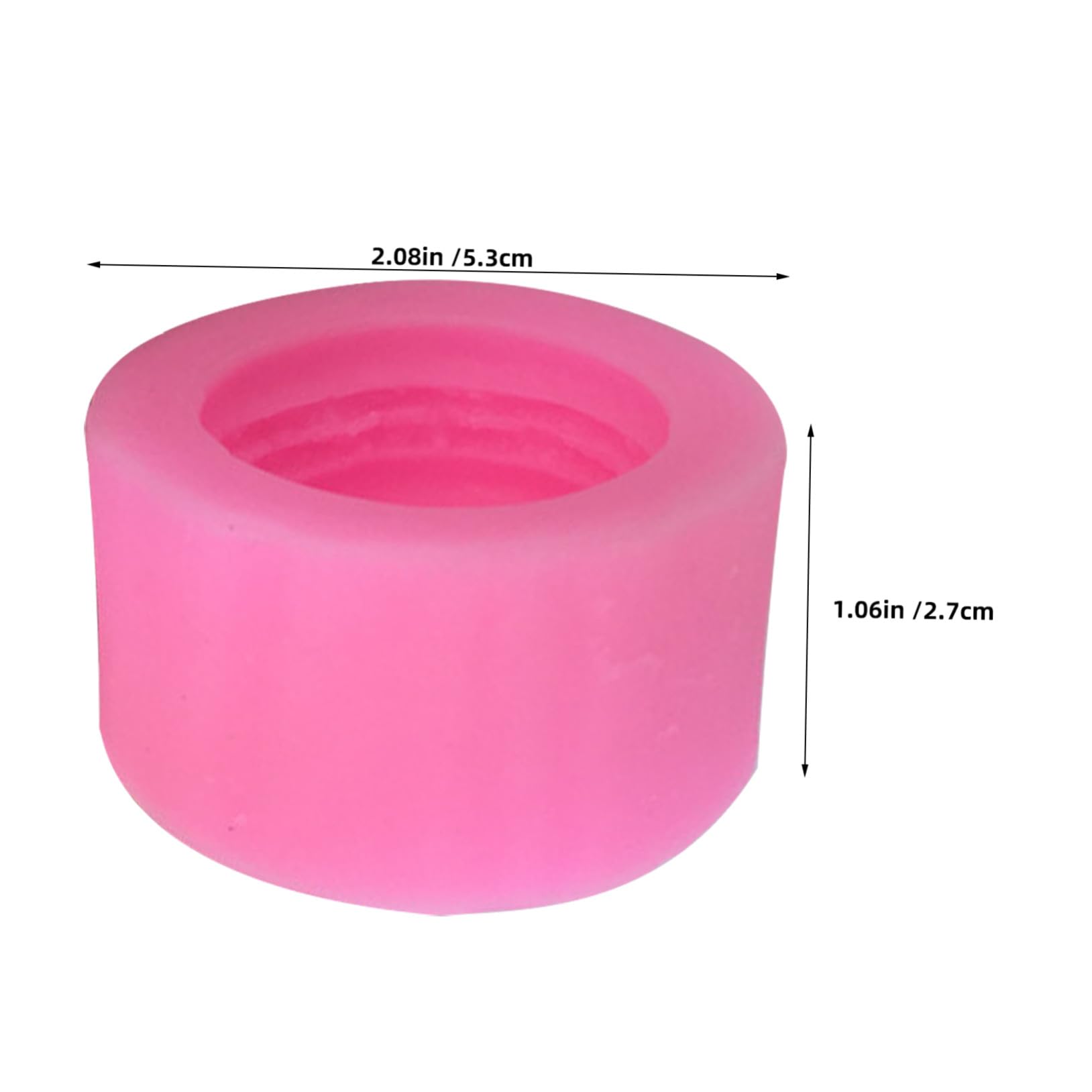 Stampo Macaron 3d in Silicone Alimentare, 10 Pezzi Rosa | Rilascio Facile, Forma Artistica, Uso Multiplo, per Cera, Decorazione e Feste Natalizie