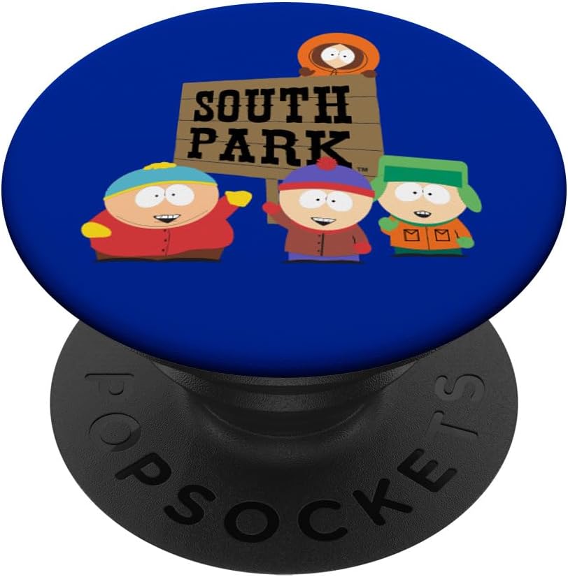 South Park Gang with Sign PopSockets PopGrip for MagSafe