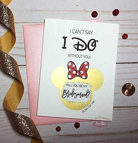 disney maid of honor proposal