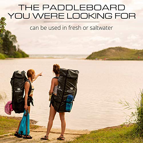 Smooth SUP Inflatable Stand Up Paddleboard, Lightweight Touring SUP, 10\'0\", Sunset - Thumbnail 2
