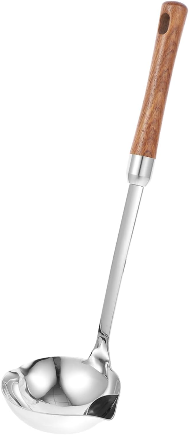 Oil Ladle Kitchen Soup Ladle Oil Filter Non-slip Handle for Cooking Style