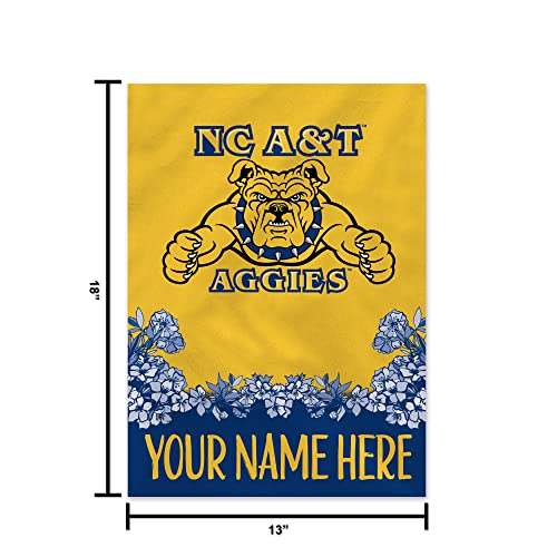 Image of Rico Industries NCAA Standard /Primary Personalized Garden Flag