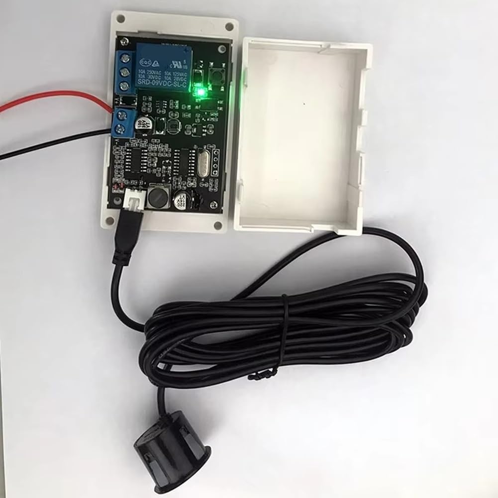 Módulo de Medición Ultrasónica de 12 V, Sensor de Proximidad de 250 Cm, Sensor de Evitación de Obstáculos, Salida de Relé