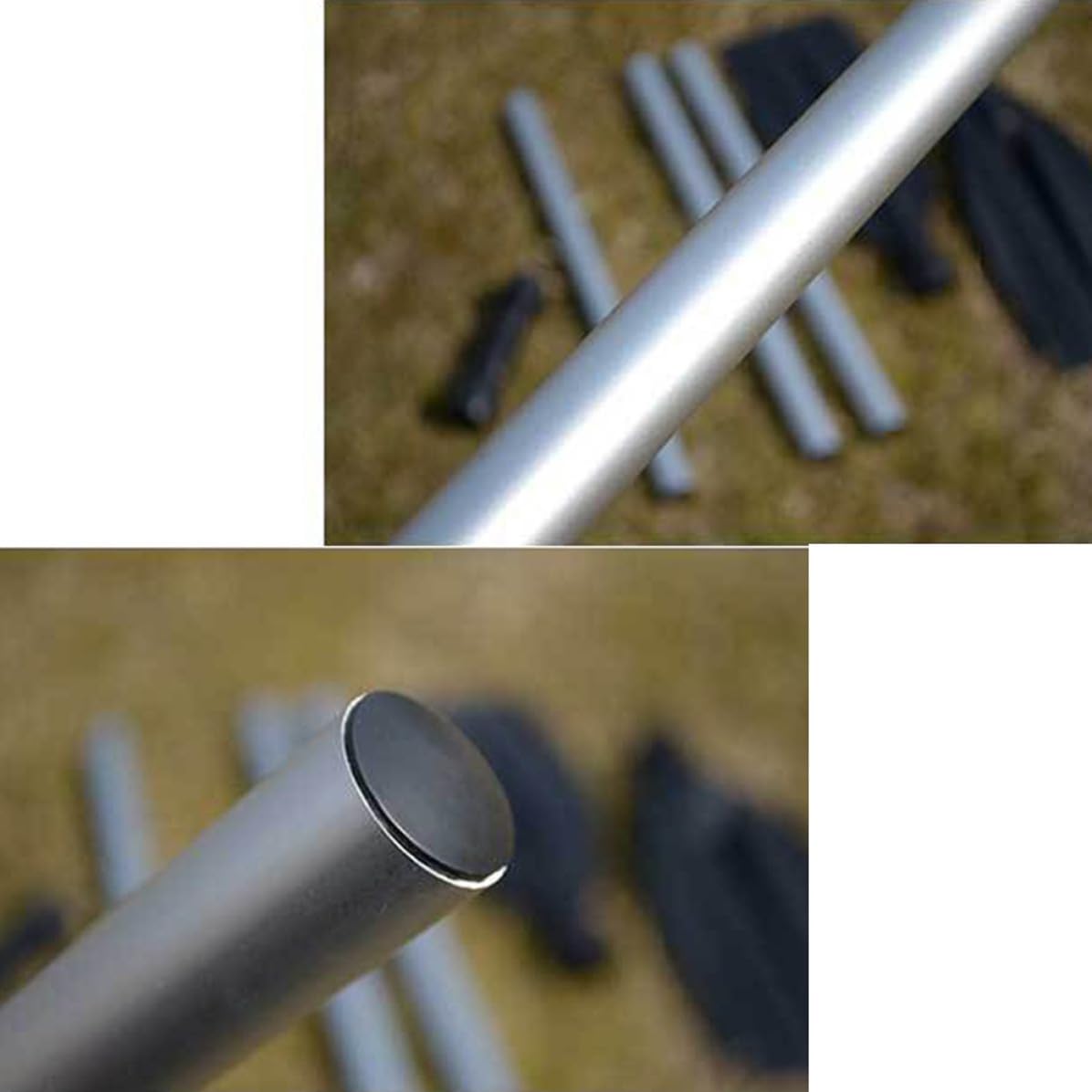 Toddmomy Pagaie de Canoë Réglable et Détachable en Alliage D’Aluminium Noir | Double Tête Assemblable, Pales au Design Profilé, pour Kayak, Accessoire de Navigation