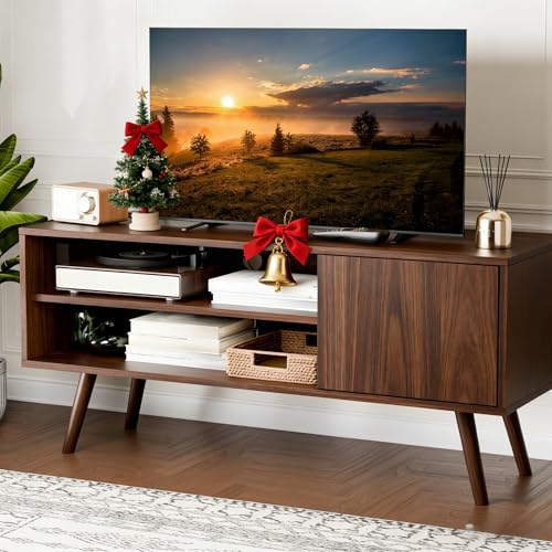 AUREUM OPAL TV Schrank, Lowboard für Fernseher bis zu 50 Zoll, mit 2...