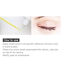 Vista 4 de JO Amour - Removedor de pegamento para extensiones de pestañas, gel adhesivo de disolución rápida