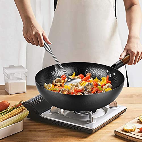 Wok de Hierro Fundido 12.5 Pulgadas con Tapa miniatura 6