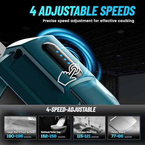 pistolet à cartouche sans fil pour batterie makita 18 v, pour cartouches de 300 ml, jusqu'à 3 000 n, 4 vitesses, anti goutte, pour étanchéité, mastic, étanchéité (sans batterie)