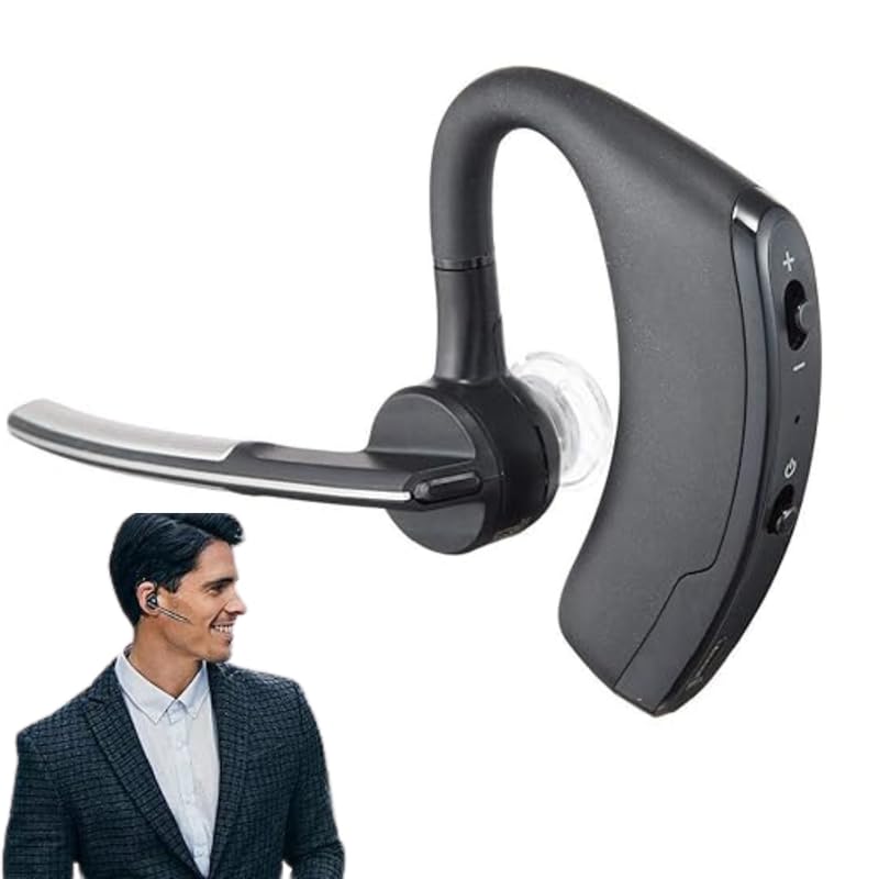 Drumstone Wireless Single-Ear Headset with Calling and Music Features - Noise-Canceling Mic, Lightweight, Bluetooth Connectivity for Mobile/Tablet, Sweatproof Design, Black: Best gift for music lovers-picture-41