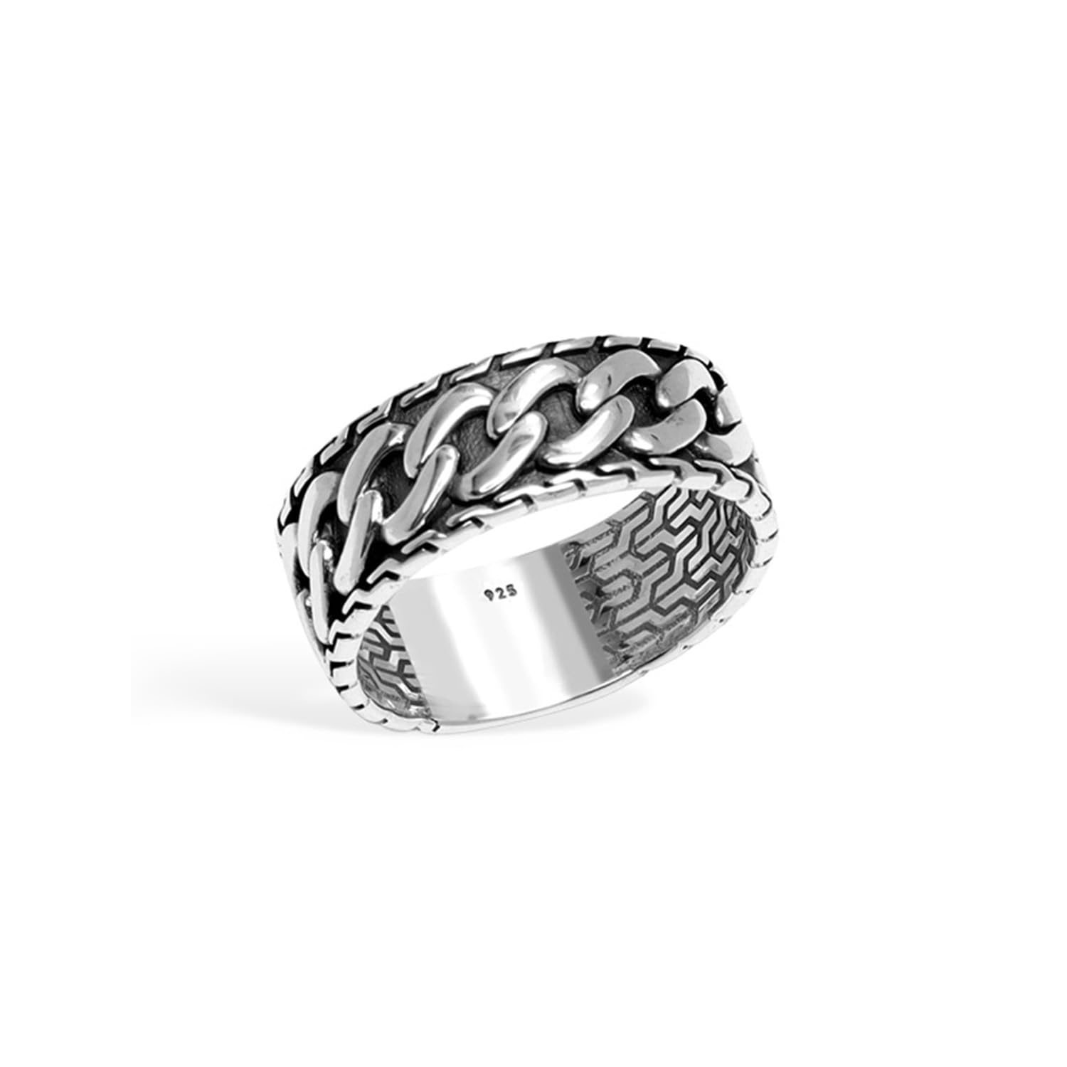 925 Sterling Silver Mens Finger Rings | BIS Hallmarked Classic Ring for Men and Boys | Ring Jewelry Gift for Men's-image-17