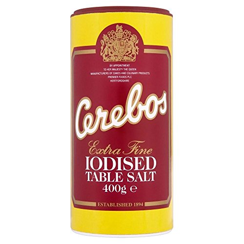 Cerebos Sal Yodada (400g) (Paquete de 2)