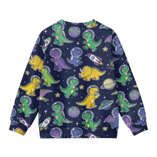 Image of Girls Cardigans Sweater Long Sleeve Crew Neck Button Down Sweaters School Outerwear for Kids Fall Winter Tops