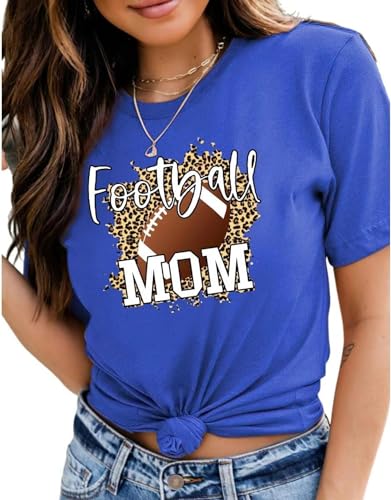 Unisex Style Women Graphic Tee Cotton Game Day T-Shirts American Football Blouse