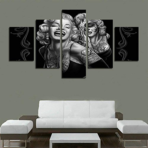 YspgArt - Poster decorativi stampati su tela, 5