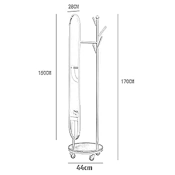 Amazon｜ハンガー ミラー 鏡 キャスター付き姿見 全身鏡 回転式