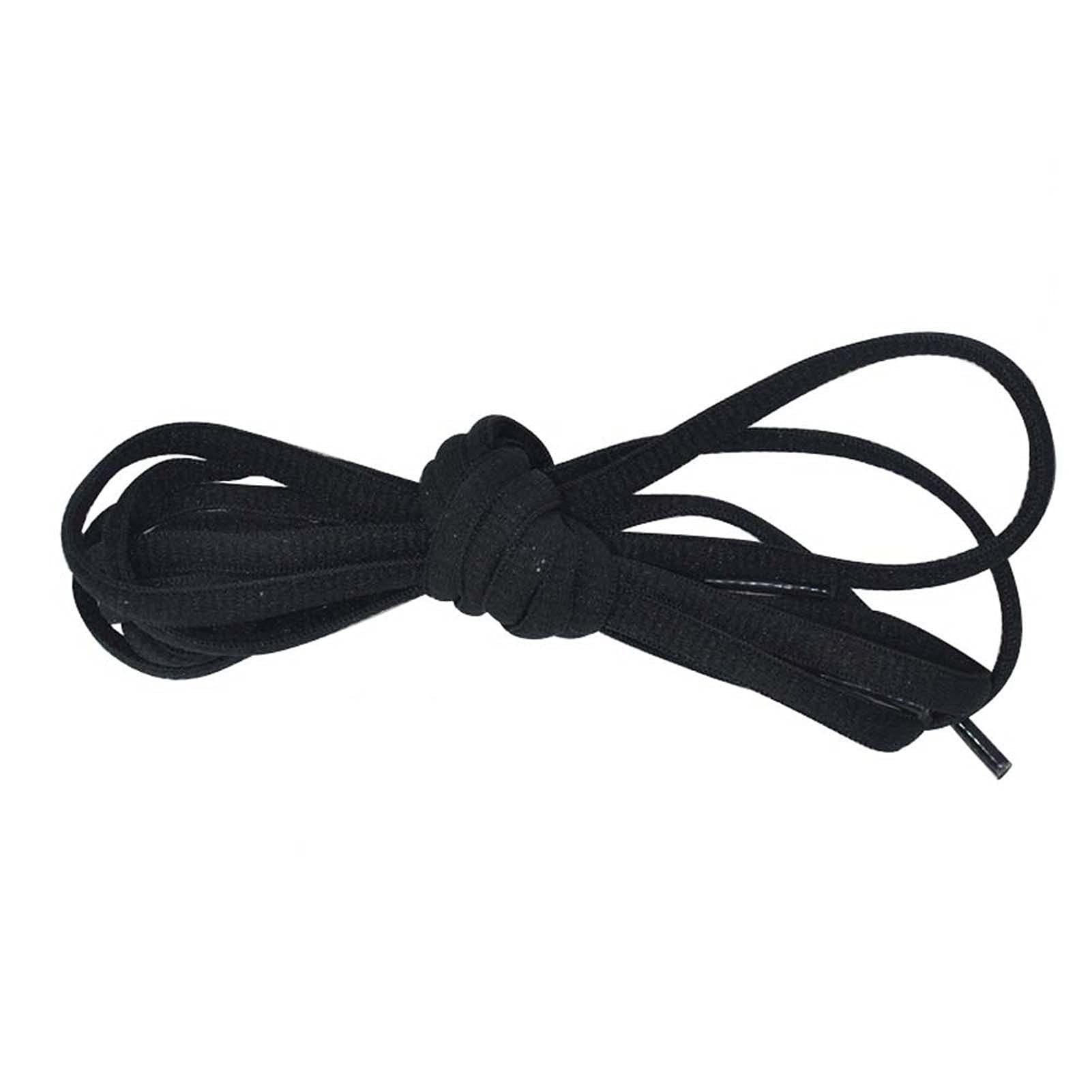 Fendawn Strive1 Pair Black Shoelaces Fashion Sneaker Accessories Replacement Laces 120cm (47")