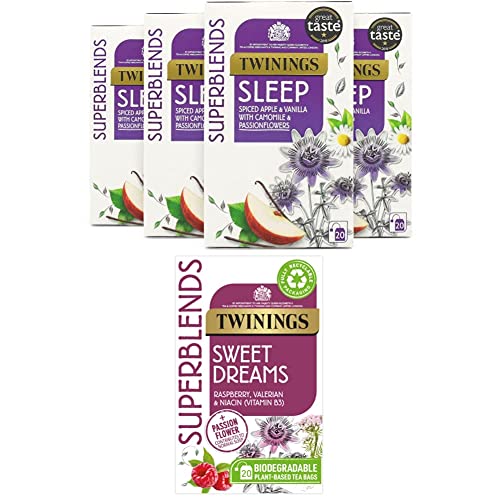Twinings Superblends Sleep Tea with Spiced Apple, Vanilla, Camomi...