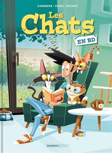 Les Chats en BD - tome 03 - Christophe Cazenove - Bamboo Eds - cartonné - Bande dessinée jeunesse