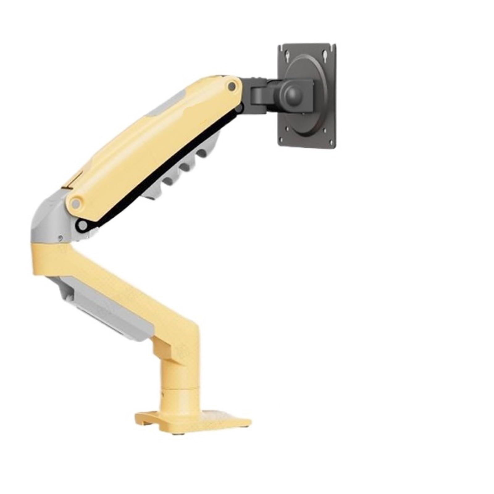 Ikpgbzxm One Color Computer Monitor Bracket Robotic Arm, No-Drill Heightening Cantilever Frame F80(F80-Xd|Darkrockyellow)