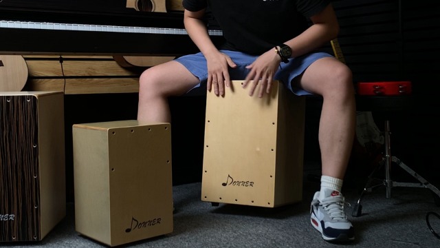 Watch Donner DCD-1 Full Size Cajon Box Drum Pleasant Rhythmic